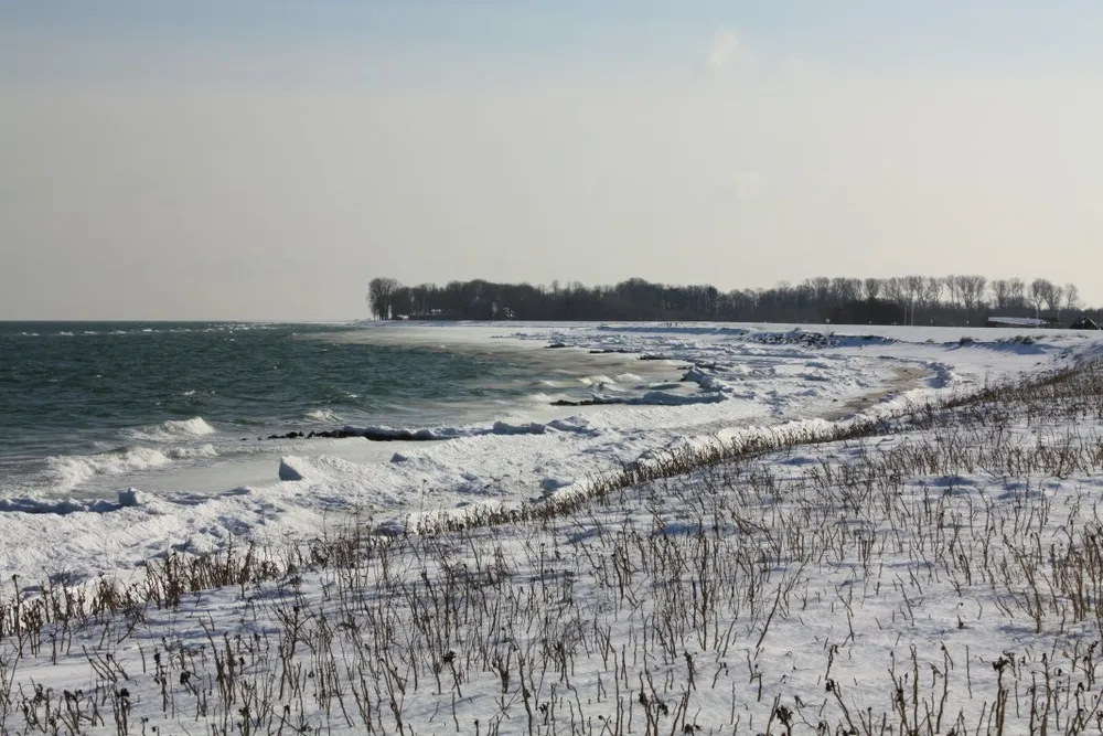 Foto aus Winter an der Ostsee