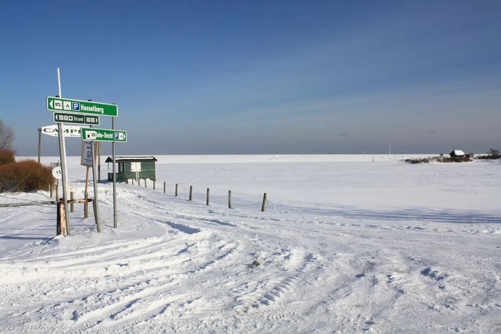 Foto aus Winter an der Ostsee