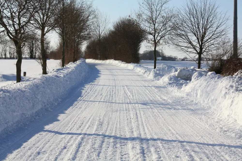 Foto aus Winter an der Ostsee