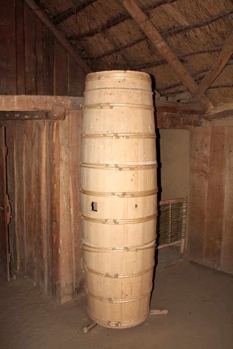 Foto aus Wikingerdorf in Haithabu