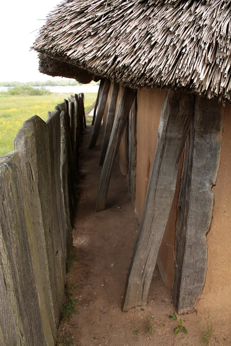 Foto aus Wikingerdorf in Haithabu