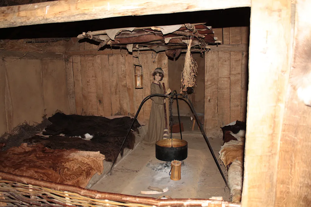 Foto aus Wikingerdorf in Haithabu